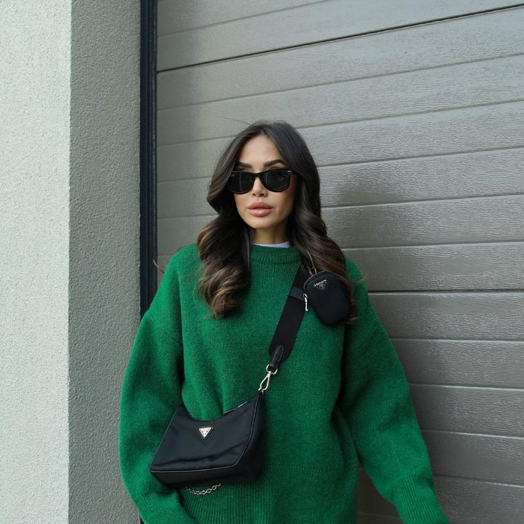 Nathalie - Varmt stickat höstset